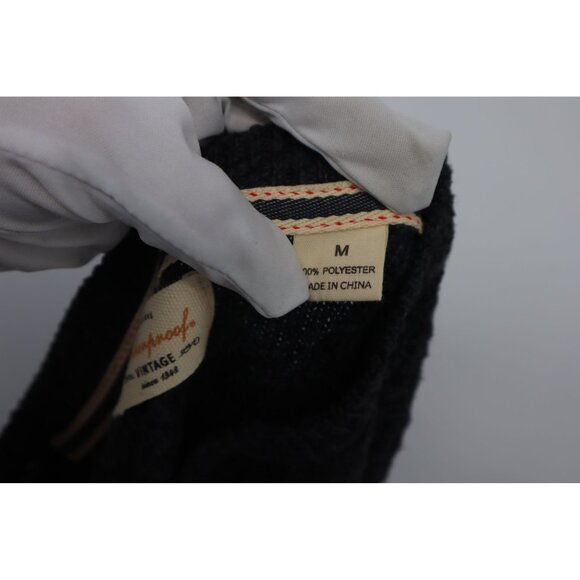 Weatherproof Vintage Mens Black Textured Knit Sweater M Pit to Pit 22 inches - Picture 3 of 10